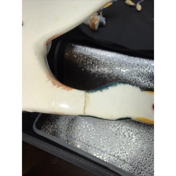 7 Piece vintage ceramic flying mallard duck wall pockets. Made In Japan - Picture 6 of 12